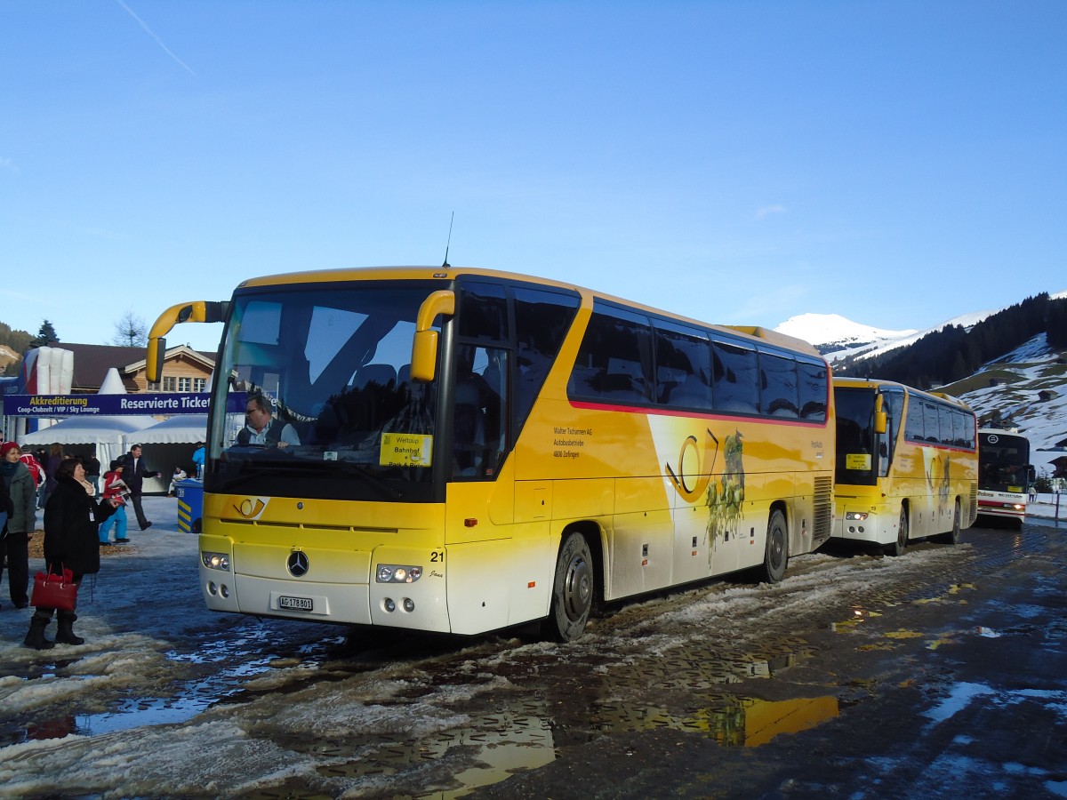 (132'137) - Tschannen, Zofingen - Nr. 21/AG 178'801 - Mercedes am 8. Januar 2011 in Adelboden, Weltcup