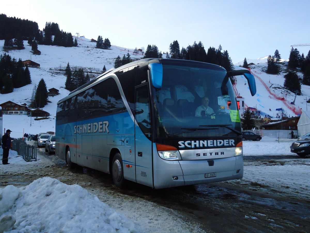 (132'199) - Schneider, Langendorf - SO 21'615 - Setra am 8. Januar 2011 in Adelboden, Weltcup