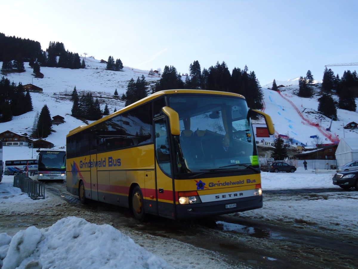 (132'202) - AVG Grindelwald - Nr. 31/BE 365'895 - Setra am 8. Januar 2011 in Adelboden, Weltcup