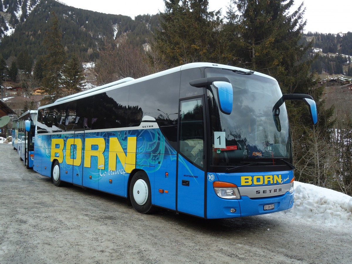 (132'239) - Born, Olten - Nr. 10/SO 106'552 - Setra am 9. Januar 2011 in Adelboden, ASB