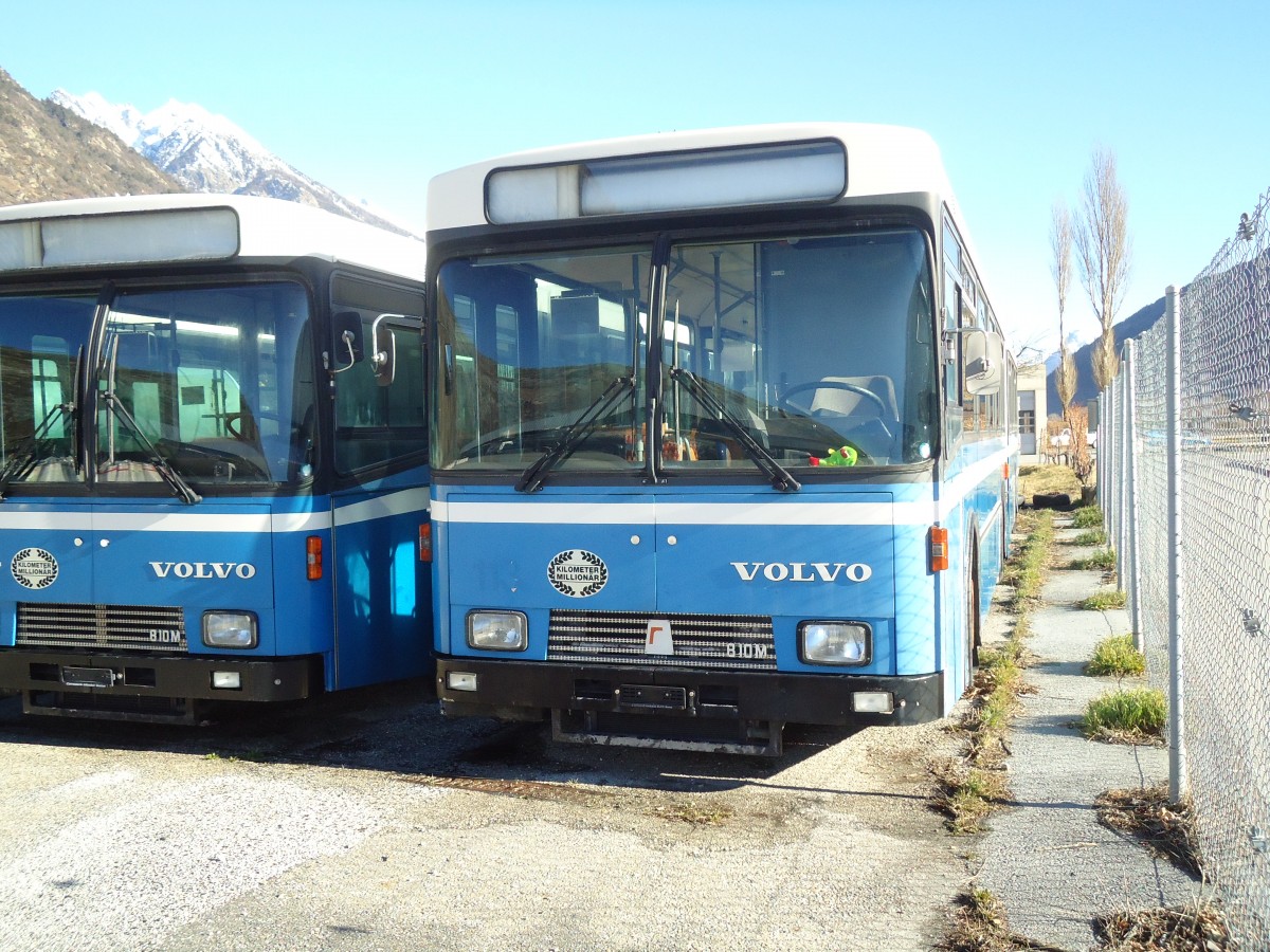 (132'362) - Ruffiner, Turtmann - Nr. 113 - Volvo/R&J (ex VBL Luzern Nr. 113) am 16. Januar 2011 in Turtmann, Garage Ruffiner