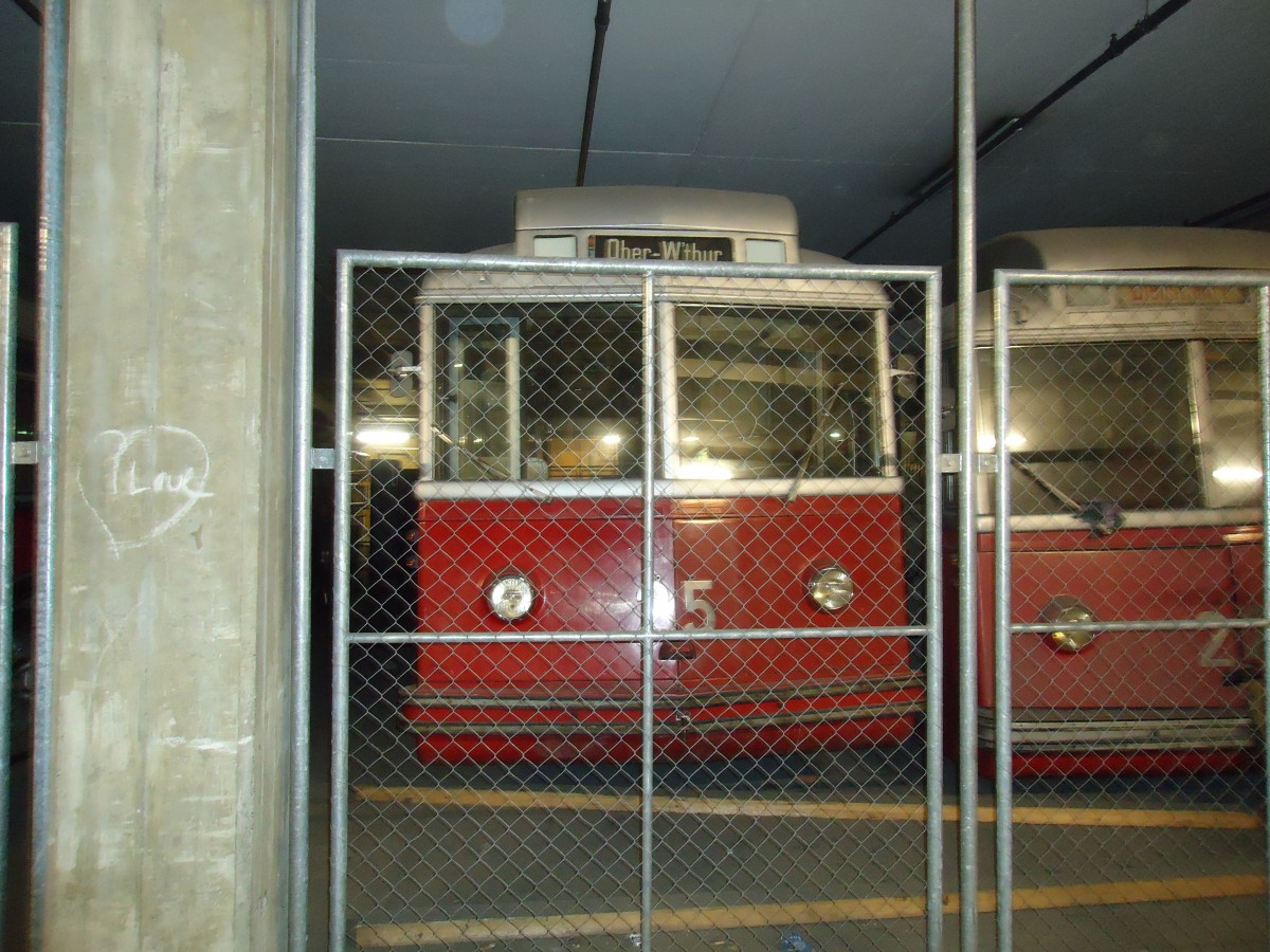 (133'112) - WV Winterthur - Nr. 25 - Saurer/Saurer Trolleybus am 20. Mrz 2011 in Winterthur, Depot Grzefeld