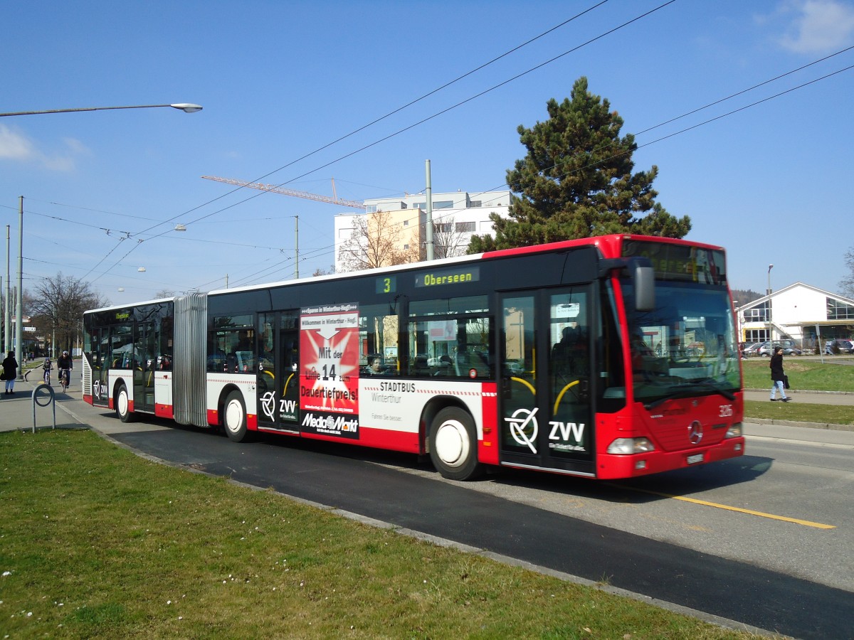 (133'133) - SW Winterthur - Nr. 325/ZH 687'325 - Mercedes am 20. Mrz 2011 in Winterthur, Eishalle