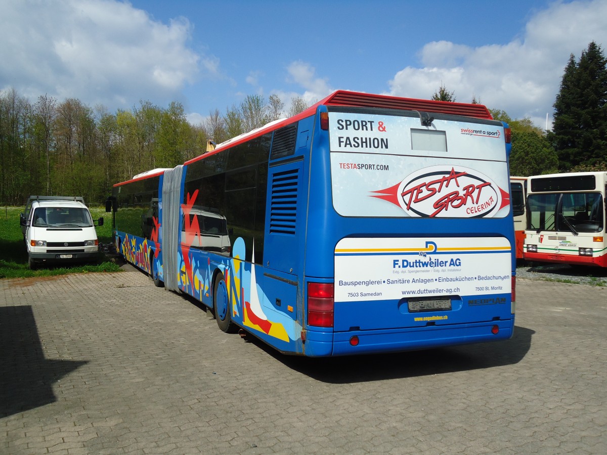 (133'274) - SBC Chur - Nr. 92 - Neoplan am 13. April 2011 in Romanshorn, Spitz