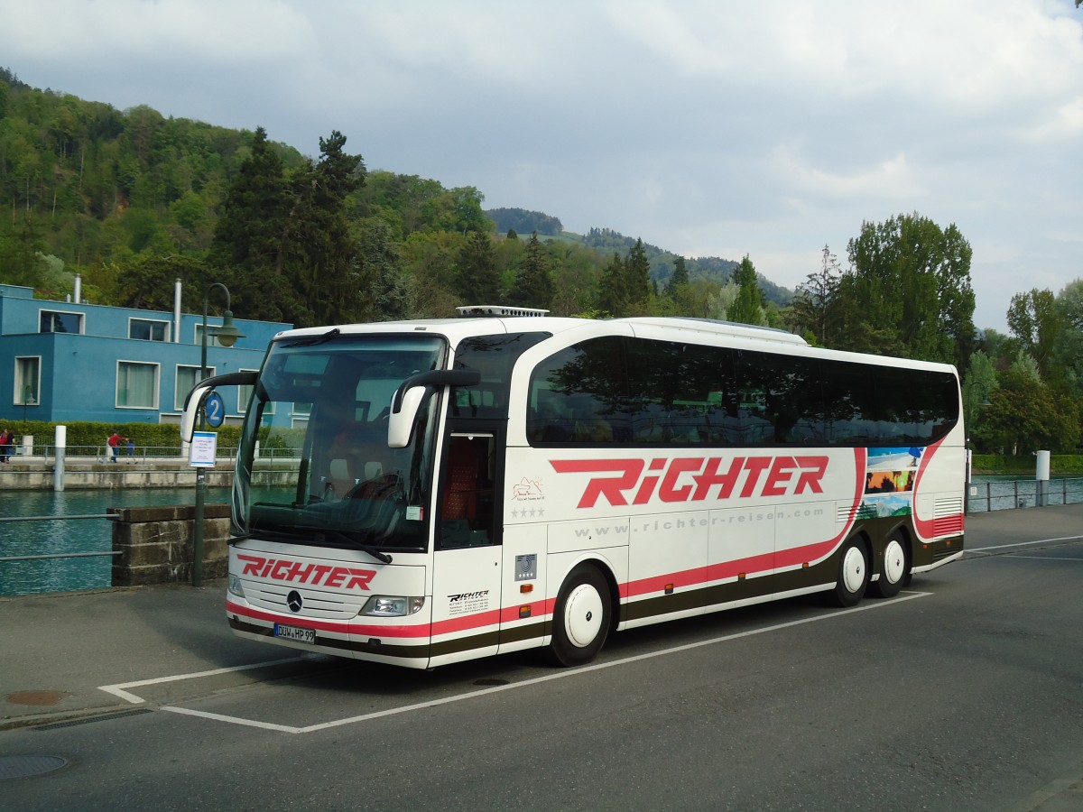 (133'393) - Aus Deutschland: Richter, Erpolzheim - DW-HP 99 - Mercedes am 23. April 2011 bei der Schifflndte Thun