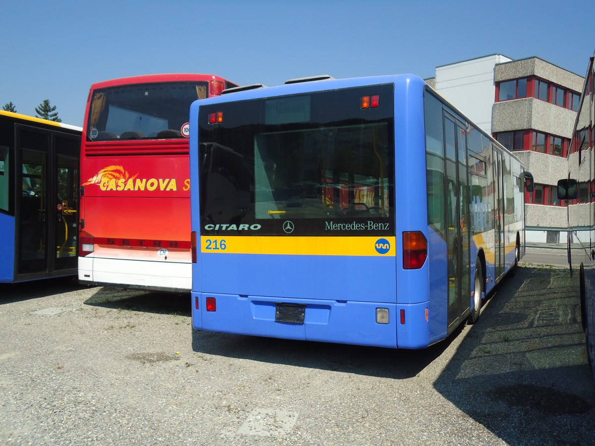 (133'419) - TC La Chaux-de-Fonds - Nr. 216 - Mercedes am 25. April 2011 in Kloten, EvoBus