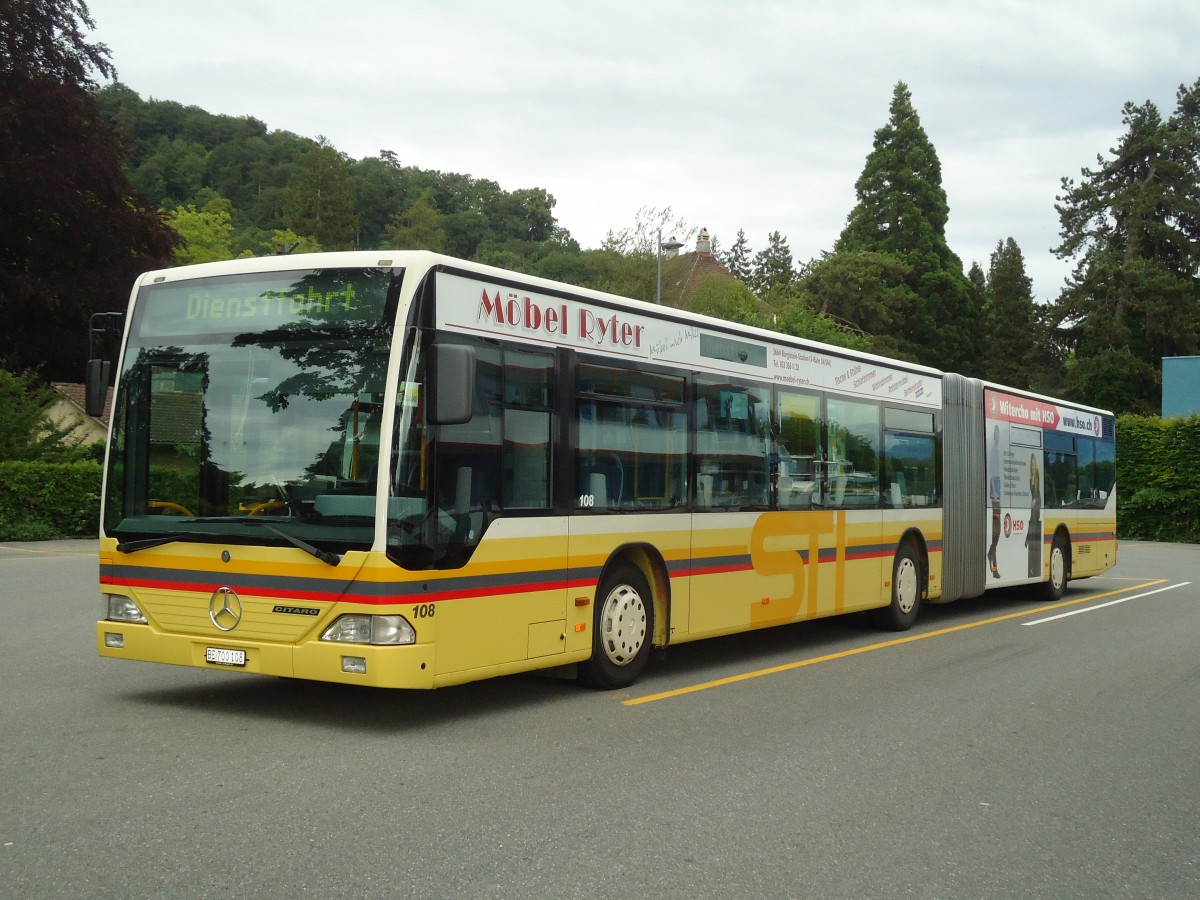 (134'175) - STI Thun - Nr. 108/BE 700'108 - Mercedes am 11. Juni 2011 bei der Schifflndte Thun