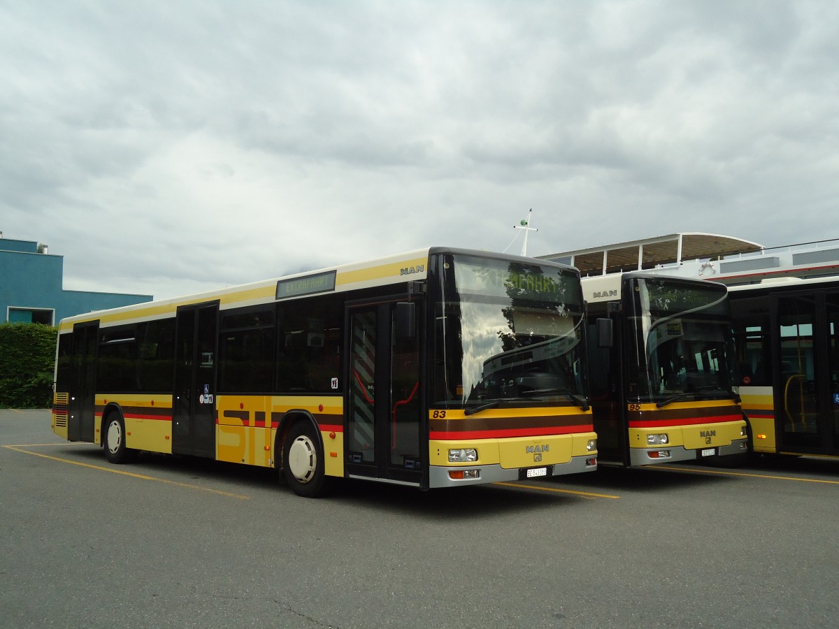 (134'178) - STI Thun - Nr. 83/BE 543'383 - MAN am 11. Juni 2011 bei der Schifflndte Thun