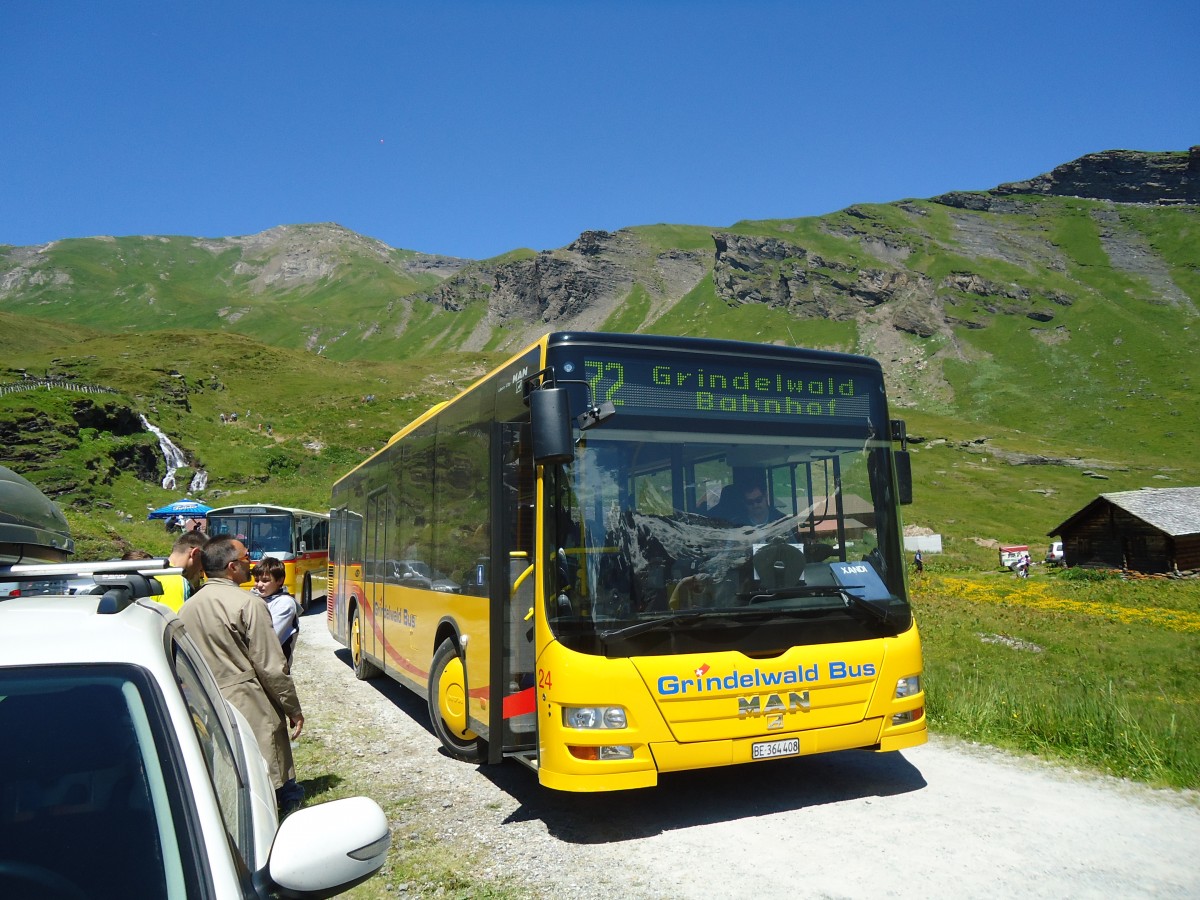 (134'709) - AVG Grindelwald - Nr. 24/BE 364'408 - MAN/Gppel am 3. Juli 2011 in Grindelwald, Bachlger