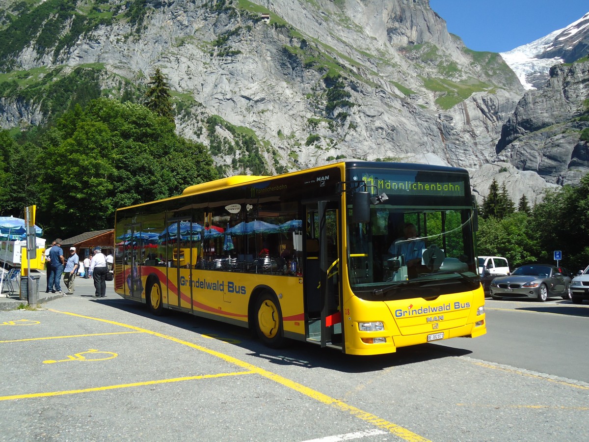 (134'770) - AVG Grindelwald - Nr. 18/BE 382'871 - MAN/Gppel am 3. Juli 2011 in Grindelwald, Oberer Gletscher