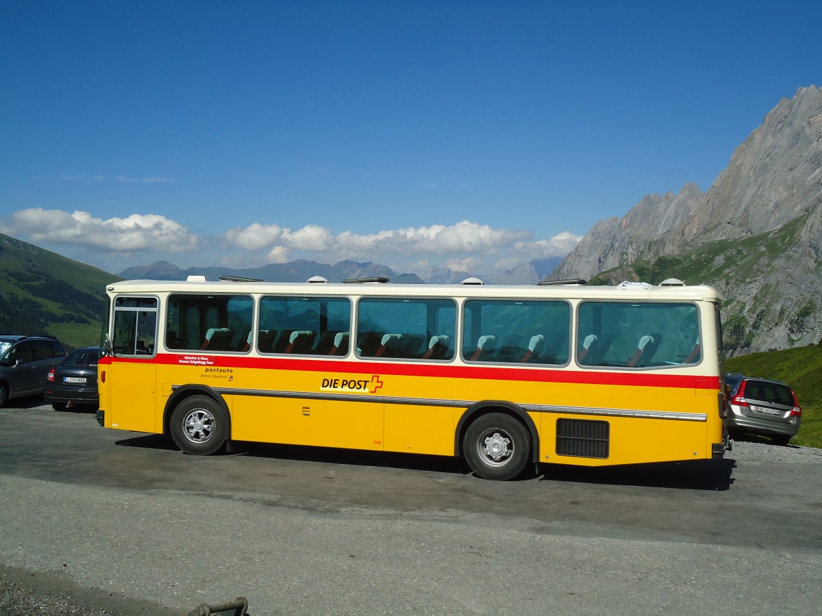 (134'792) - AVG Meiringen - Nr. 74/BE 607'481 - Saurer/R&J (ex P 24'357) am 3. Juli 2011 auf der Grossen Scheidegg