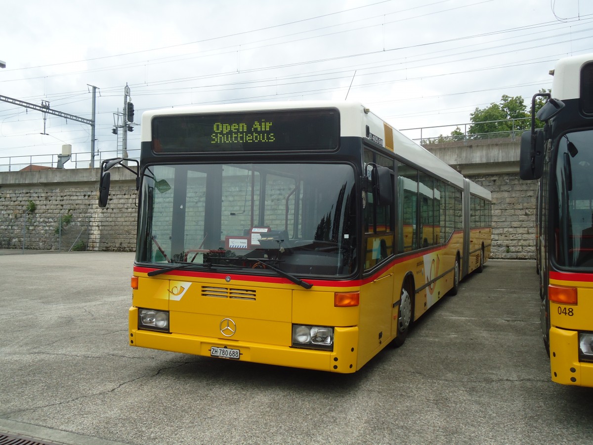 (134'914) - PostAuto Zrich - Nr. 49/ZH 780'688 - Mercedes (ex Nr. 23; ex P 27'727) am 10. Juli 2011 in Frauenfeld, Jugendmusikschule