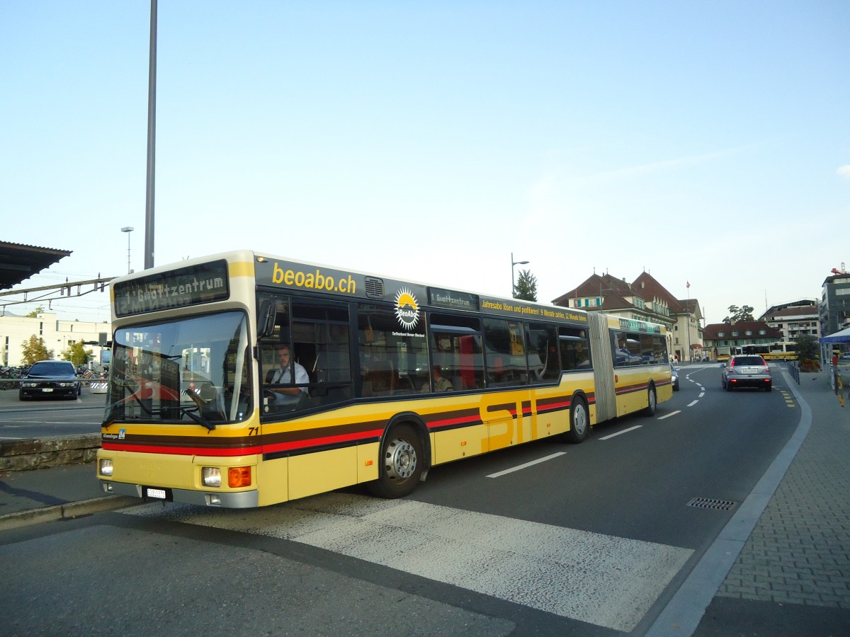 (135'661) - STI Thun - Nr. 71/BE 385'871 - MAN am 21. August 2011 bei der Schifflndte Thun