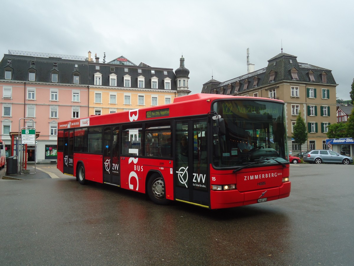 (135'819) - AHW Horgen - Nr. 15/ZH 687'453 - Volvo/Hess am 5. September 2011 beim Bahnhof Wdenswil