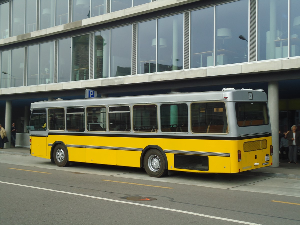 (136'037) - Wanner, Schleitheim - SH 58'045 - Saurer/Hess (ex Ruklic, Schaffhausen; ex VBSH Schaffhausen Nr. 40; ex VBSH Schaffhausen Nr. 19) am 25. September 2011 in Schaffhausen, Landhaus