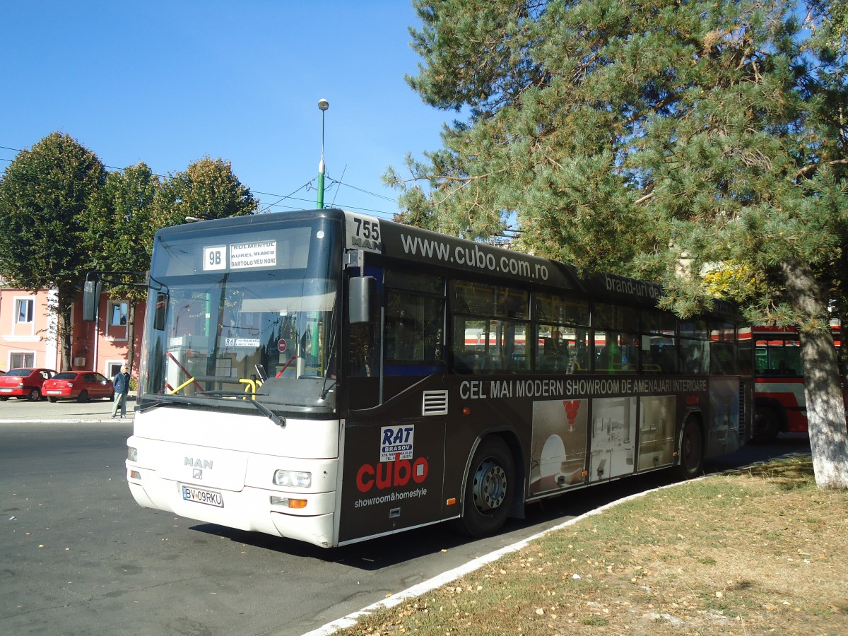 (136'339) - RAT Brasov - Nr. 755/BV 09 RKU - MAN am 4. Otober 2011 in Brasov, Rulmentul