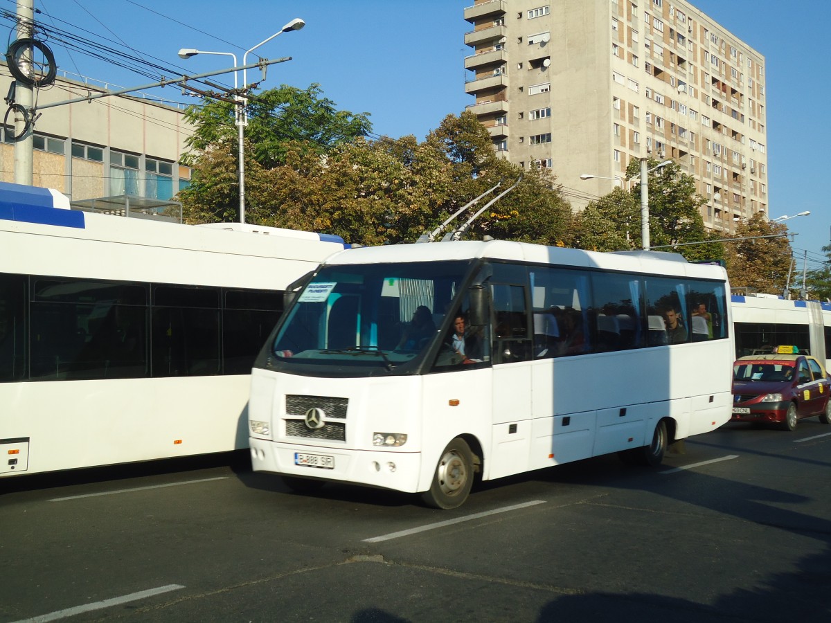 (136'402) - ??? - B 333 SP - Mercedes am 5. Oktober 2011 beim Bahnhof Ploiesti Sd