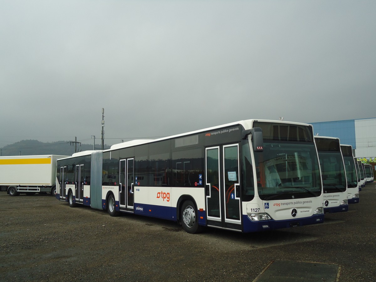 (136'625) - TPG Genve - Nr. 1127 - Mercedes am 19. Oktober 2011 in Wil, Larag