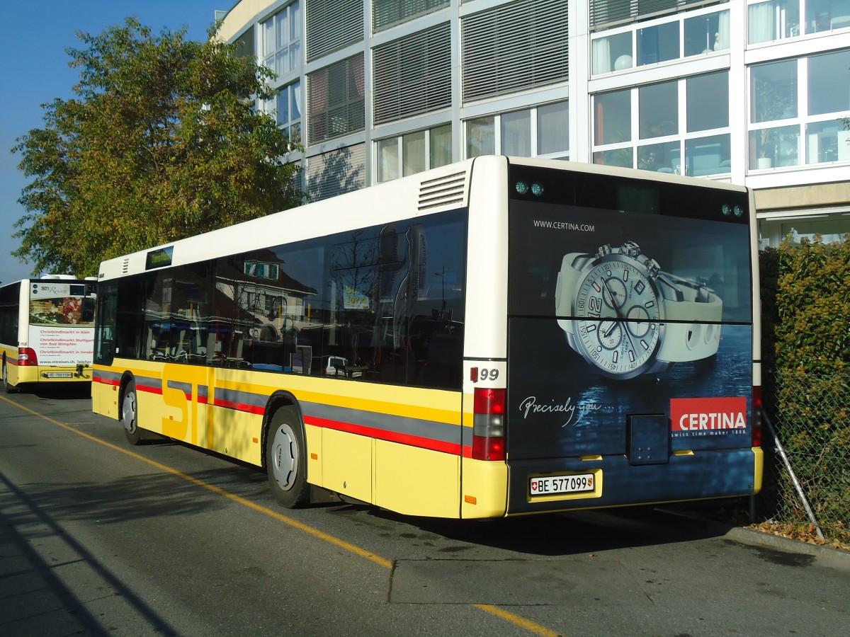 (136'749) - STI Thun - Nr. 99/BE 577'099 - MAN am 16. November 2011 bei der Schifflndte Thun