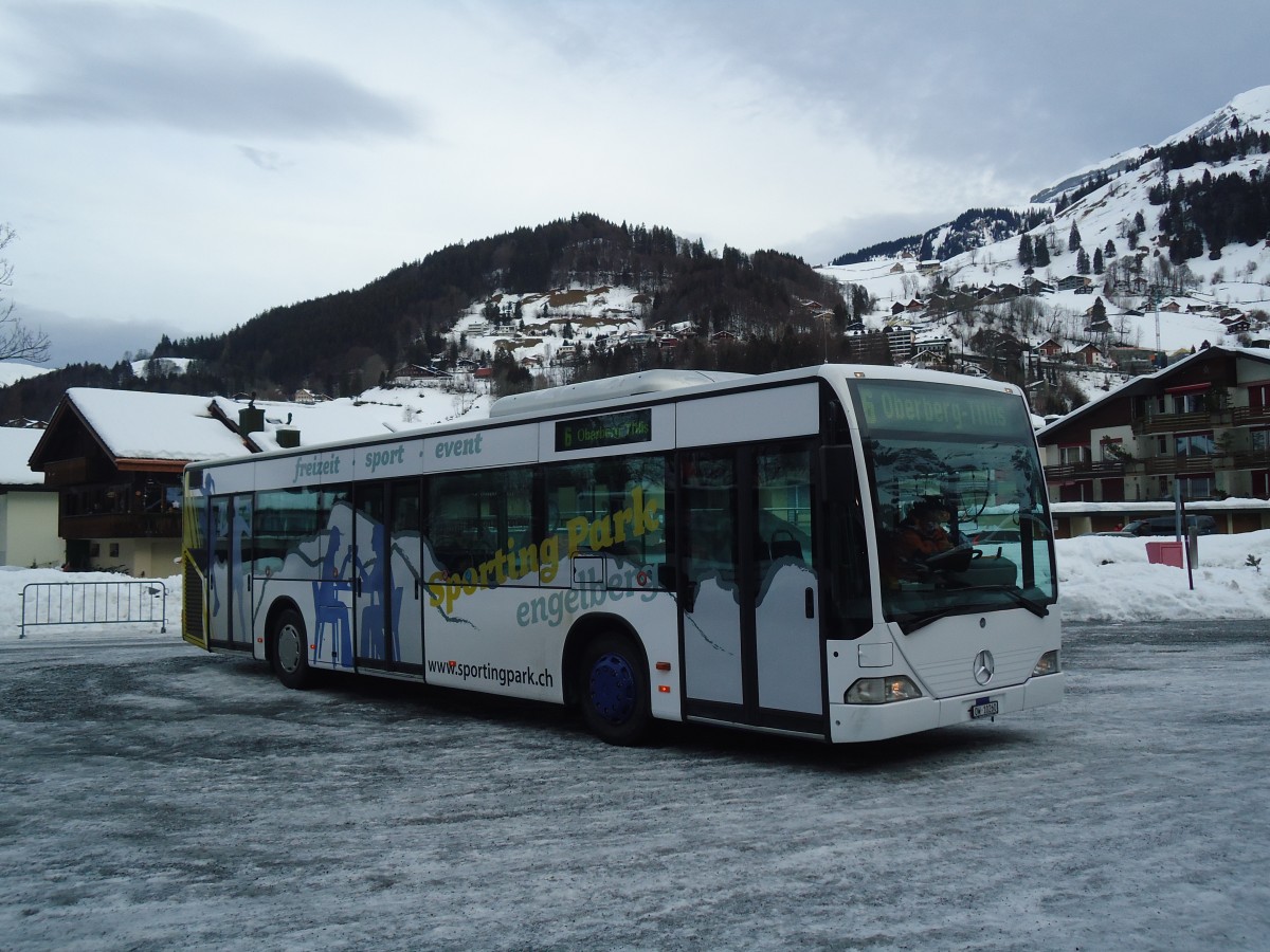 (137'316) - EAB Engelberg - Nr. 6/OW 10'260 - Mercedes (ex TPL Lugano Nr. 10) am 2. Januar 2012 in Engelberg, Titlisbahnen