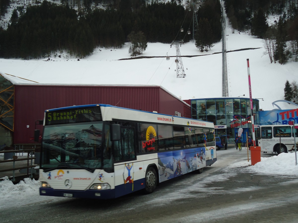 (137'342) - EAB Engelberg - Nr. 5/OW 10'241 - Mercedes/Hess (ex ZVB Zug Nr. 155; ex ZVB Zug Nr. 55) am 2. Januar 2012 in Engelberg, Titlisbahnen