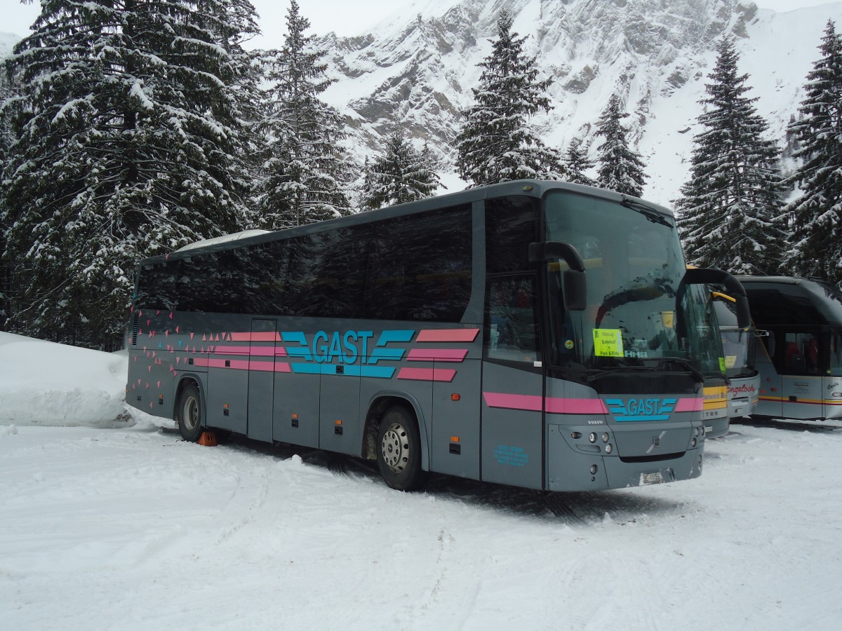 (137'434) - Gast, Utzenstorf - BE 41'755 - Volvo am 7. Januar 2012 in Adelboden, Unter dem Birg