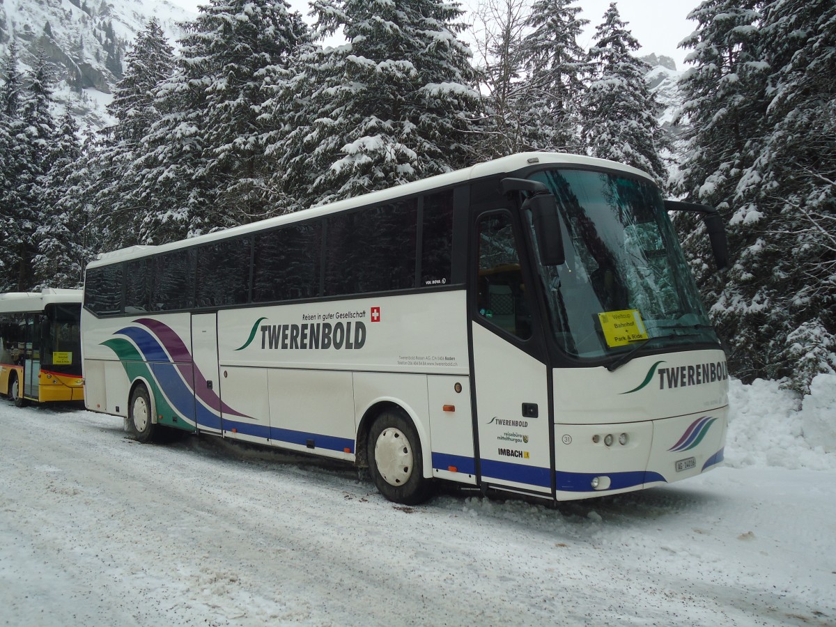 (137'480) - Twerenbold, Baden - Nr. 31/AG 14'016 - Bova am 7. Januar 2012 in Adelboden, Unter dem Birg