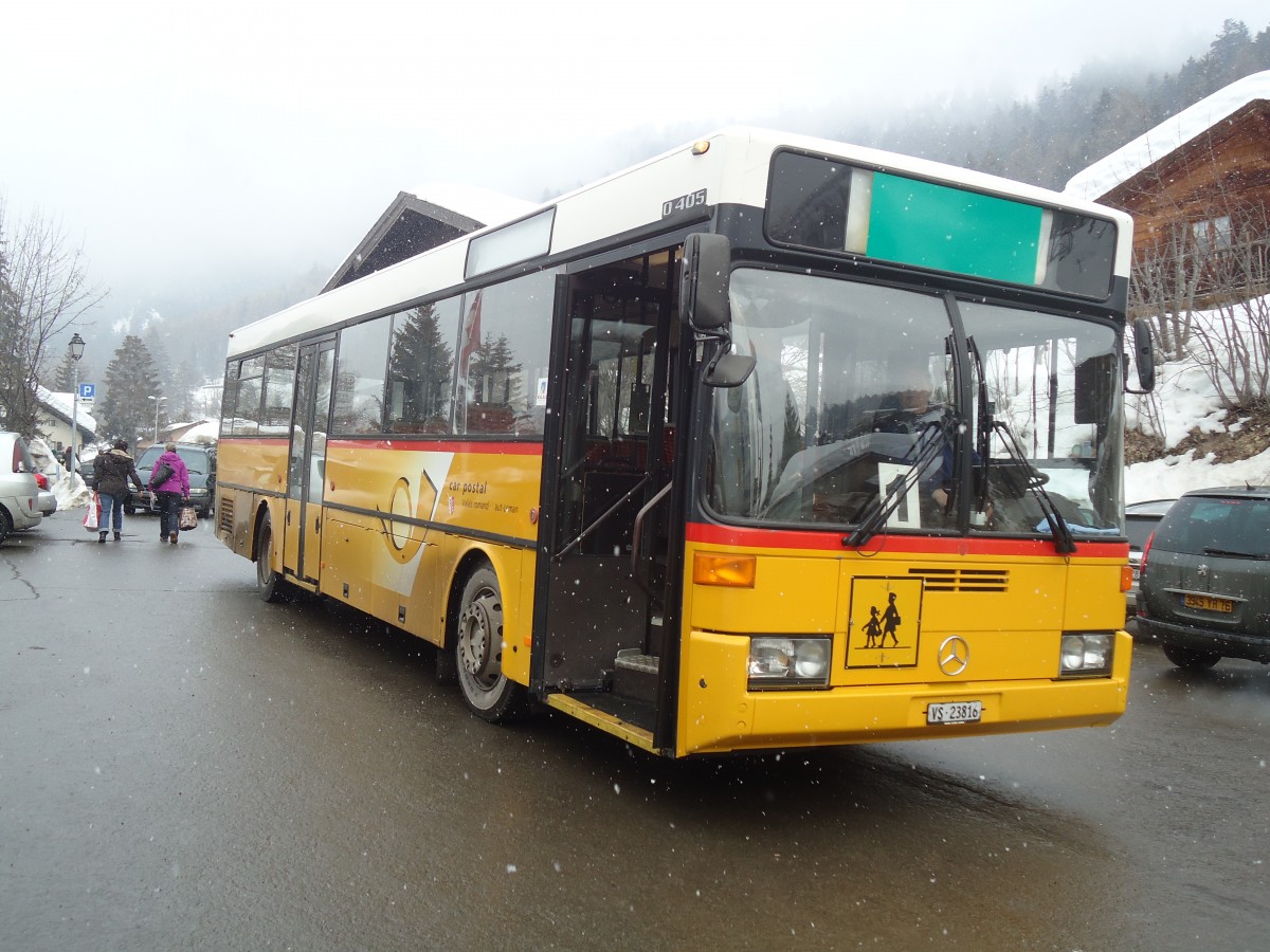 (137'758) - Buchard, Leytron - VS 23'816 - Mercedes am 19. Februar 2012 in Ovronnaz, Post