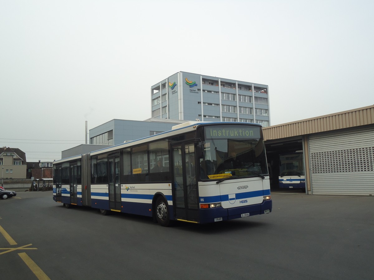 (138'017) - ZVB Zug - Nr.86/ZG 88'086 - NAW/Hess am 6. Mrz 2012 in Zug, Garage