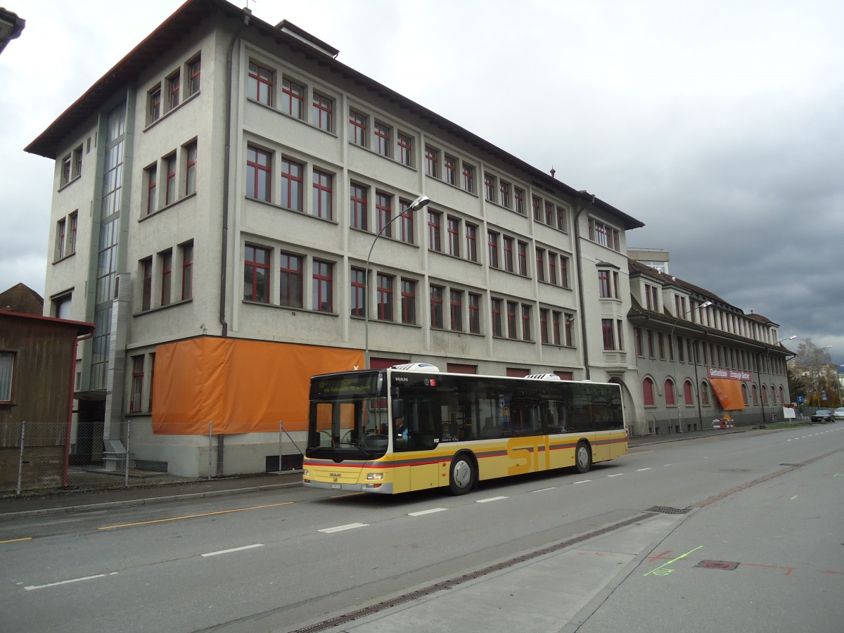 (138'561) - STI Thun - Nr. 112/BE 700'112 - MAN am 16. April 2012 in Thun, Guisanplatz