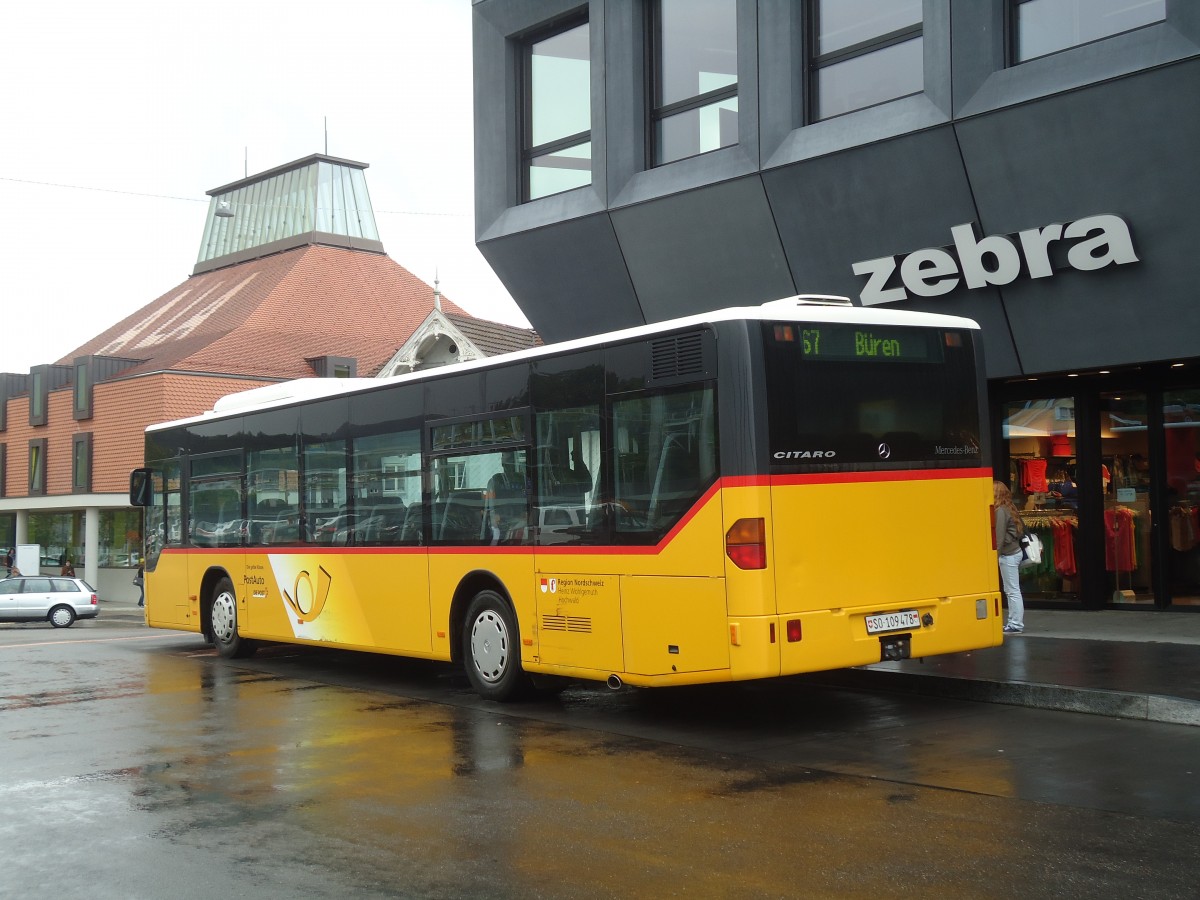 (138'876) - Wohlgemuth, Hochwald - SO 109'478 - Mercedes am 16. Mai 2012 beim Bahnhof Liestal