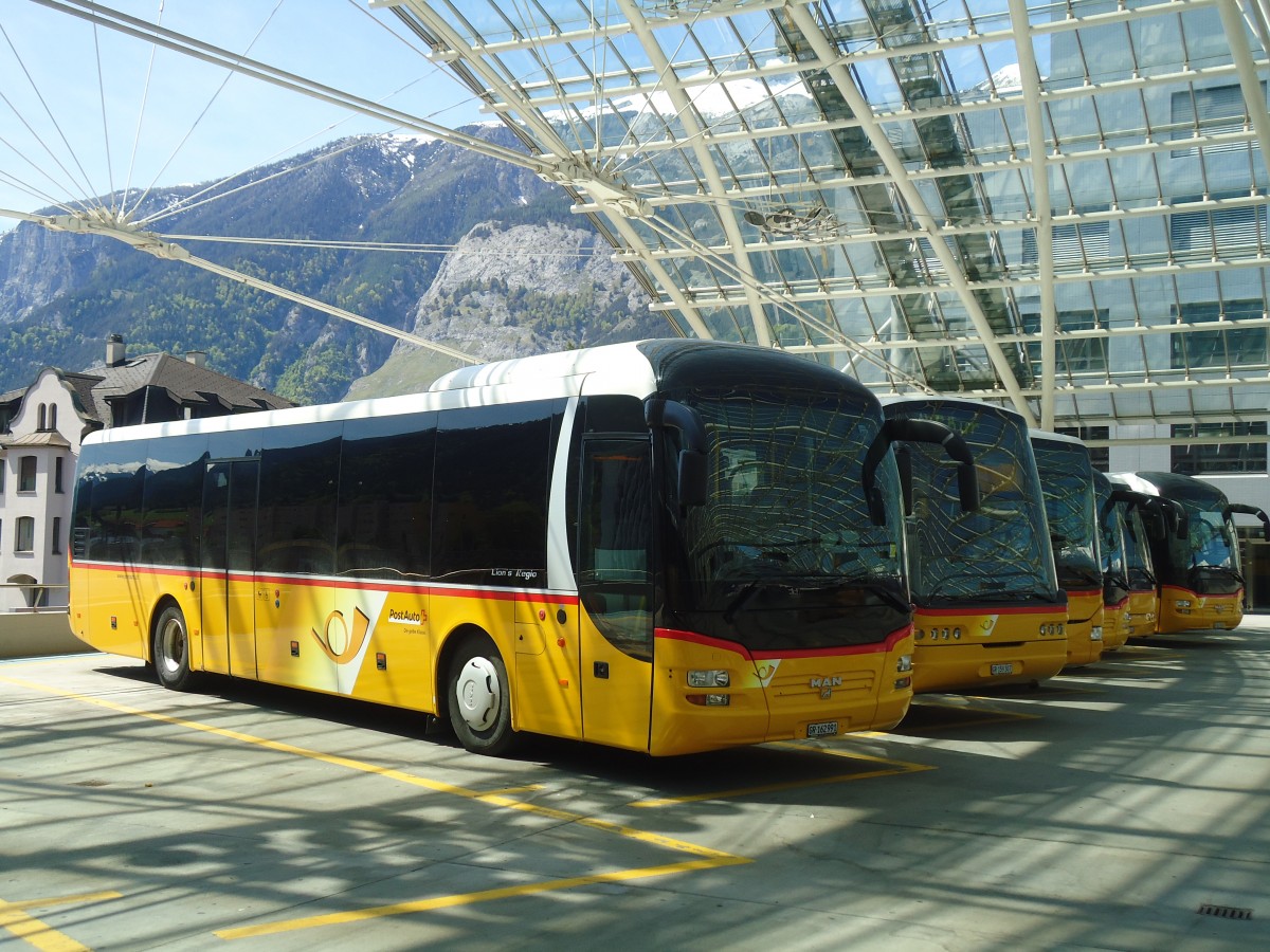 (138'937) - PostAuto Graubnden - GR 162'991 - MAN am 17. Mai 2012 in Chur, Postautostation