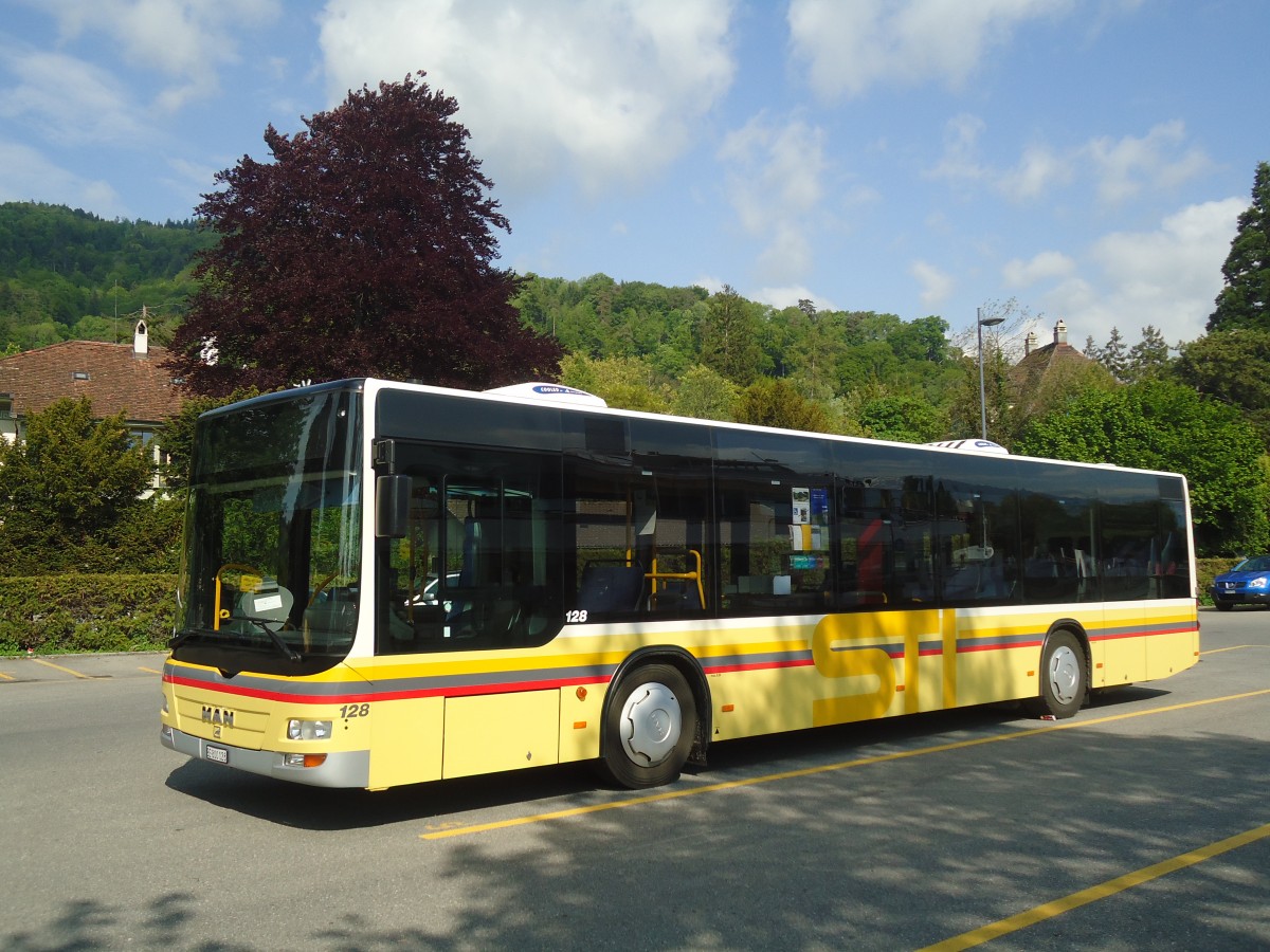 (138'979) - STI Thun - Nr. 128/BE 800'128 - MAN am 19. Mai 2012 bei der Schifflndte Thun