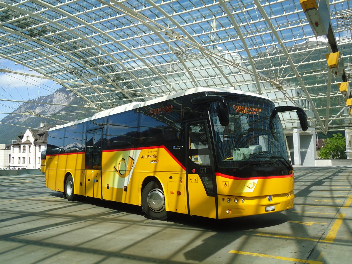 (139'009) - AutoPostale Ticino - TI 237'648 - Temsa am 20. Mai 2012 in Chur, Postautostation