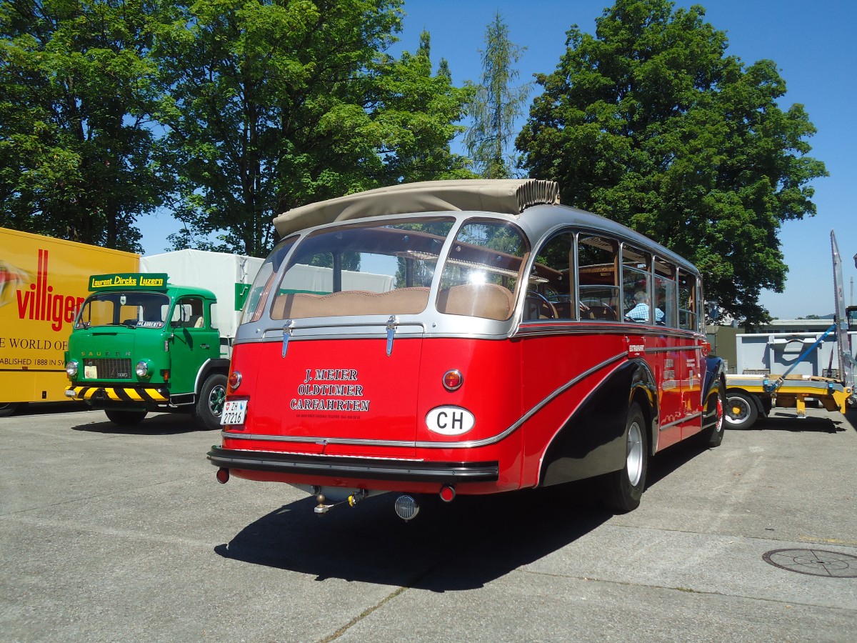 (139'686) - Meier, Grt - Nr. 12/ZH 27'216 - FBW/R&J (ex Wespe, Altsttten; ex AFA Adelboden Nr. 12) am 16. Juni 2012 in Hinwil, AMP