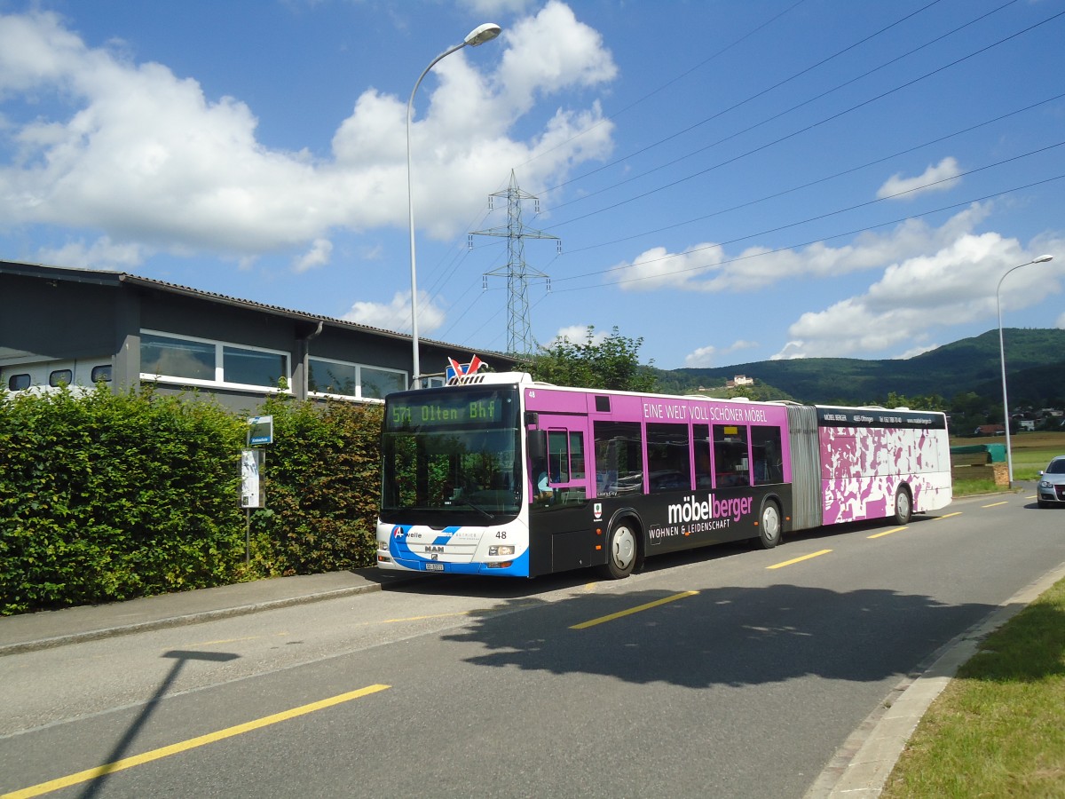 (139'923) - BOGG Wangen b.O. - Nr. 48/SO 83'511 - MAN am 23. Juni 2012 in Lostorf, Kreisschule