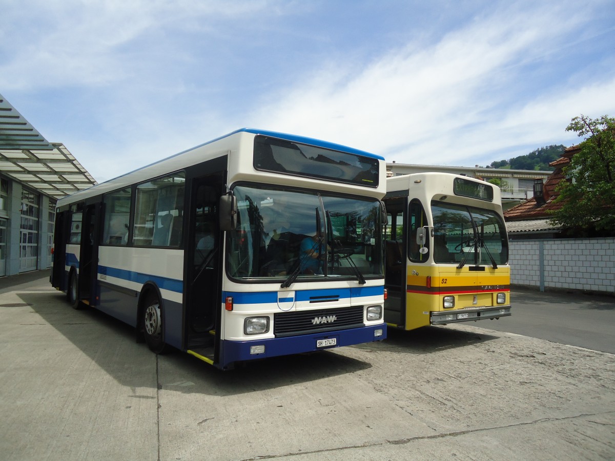 (140'066) - Ruklic, Schaffhausen - SH 17'473 - NAW/Hess (ex ZVB Zug Nr. 103; ex ZVB Zug Nr. 93) am 24. Juni 2012 in Thun, Garage STI