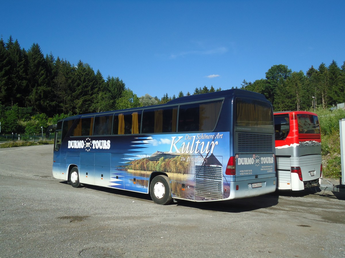 (140'495) - Durmo Tours, Reichenburg - GV 750-CF - Mercedes am 16. Juli 2012 in Bern, CarTerminal P+R