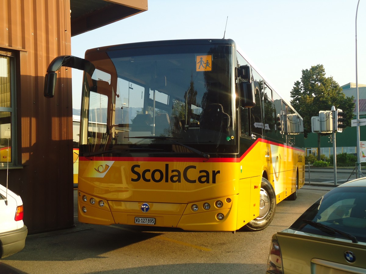 (140'922) - CarPostal Ouest - VD 127'895 - Temsa (ex ARCC Aubonne) am 27. Juli 2012 in Yverdon, Garage