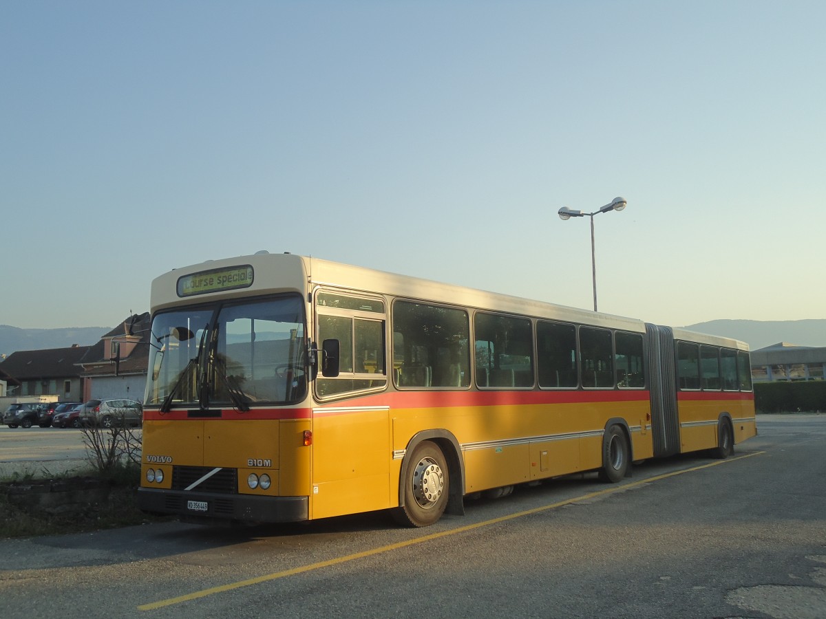 (140'926) - CarPostal Ouest - VD 356'449 - Volvo/R&J (ex AutoPostale Ticino; ex CarPostal Ouest Nr. 33; ex Steiner, Ortschwaben Nr. 11) am 27. Juli 2012 in Yverdon, Garage