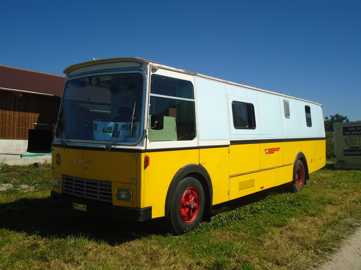 (141'153) - Schr, Ettenhausen - FBW/Hess (ex Fehlmann, Brittnau; ex Landolt, Langenthal; ex P 24'174) am 18. August 2012 in Affeltrangen, Kreuzegg