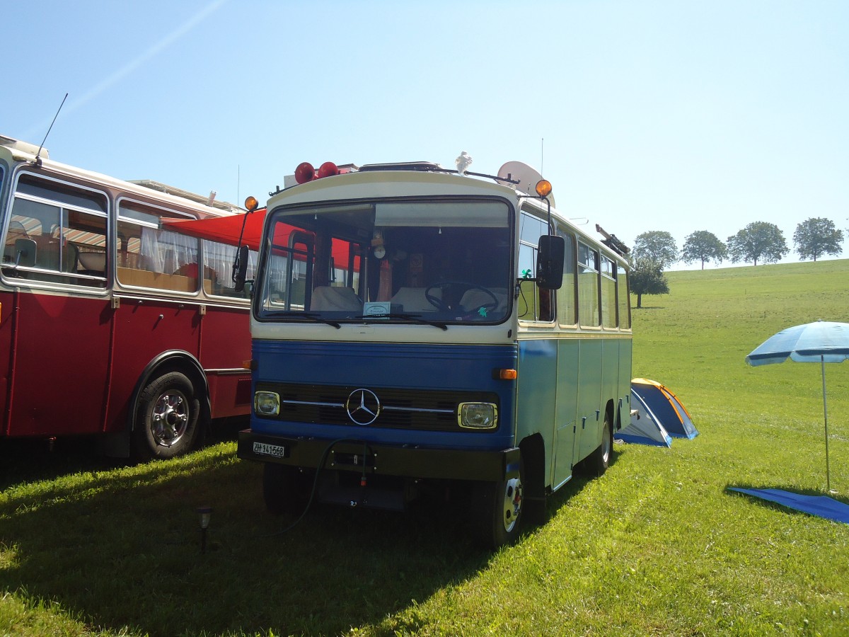 (141'210) - Niederer P., Langwiesen - ZH 141'568 - Mercedes/R&J (ex Stoll, Wilchingen) am 18. August 2012 in Affeltrangen, Kreuzegg