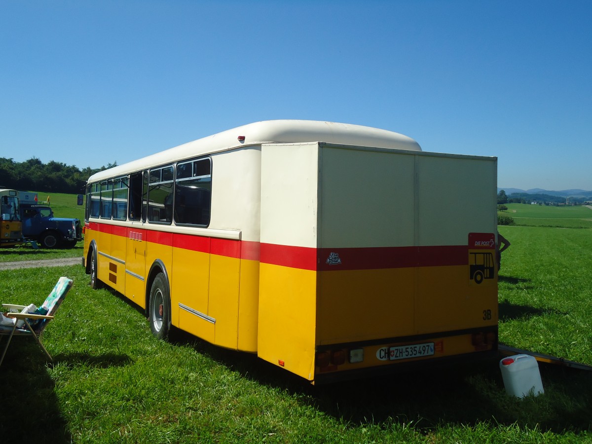 (141'215) - Spillmann, Dllikon - ZH 535'497 - FBW/Tscher (ex Abderhalden, Jonschwil; ex Schregenberger, Degersheim; ex P 25'520) am 18. August 2012 in Affeltrangen, Kreuzegg