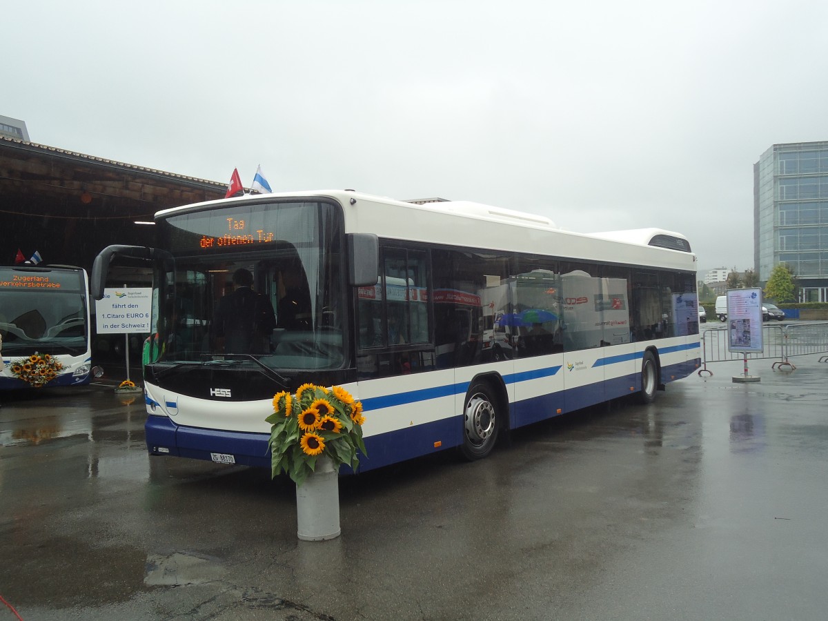 (141'437) - ZVB Zug - Nr. 170/ZG 88'170 - Hess am 1. September 2012 in Zug, Garage