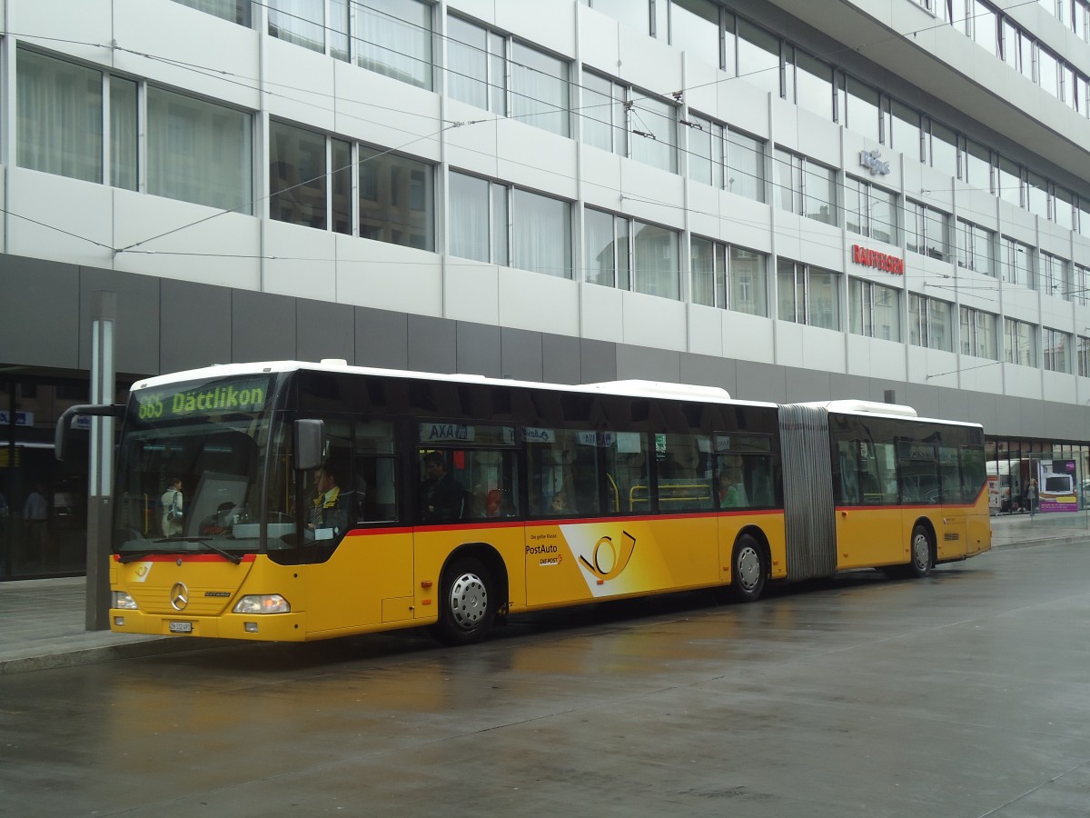 (141'522) - Moser, Flaach - Nr. 200/ZH 332'491 - Mercedes (ex Nr. 23) am 12. Septe4mber 2012 beim Hauptbahnhof Winterthur