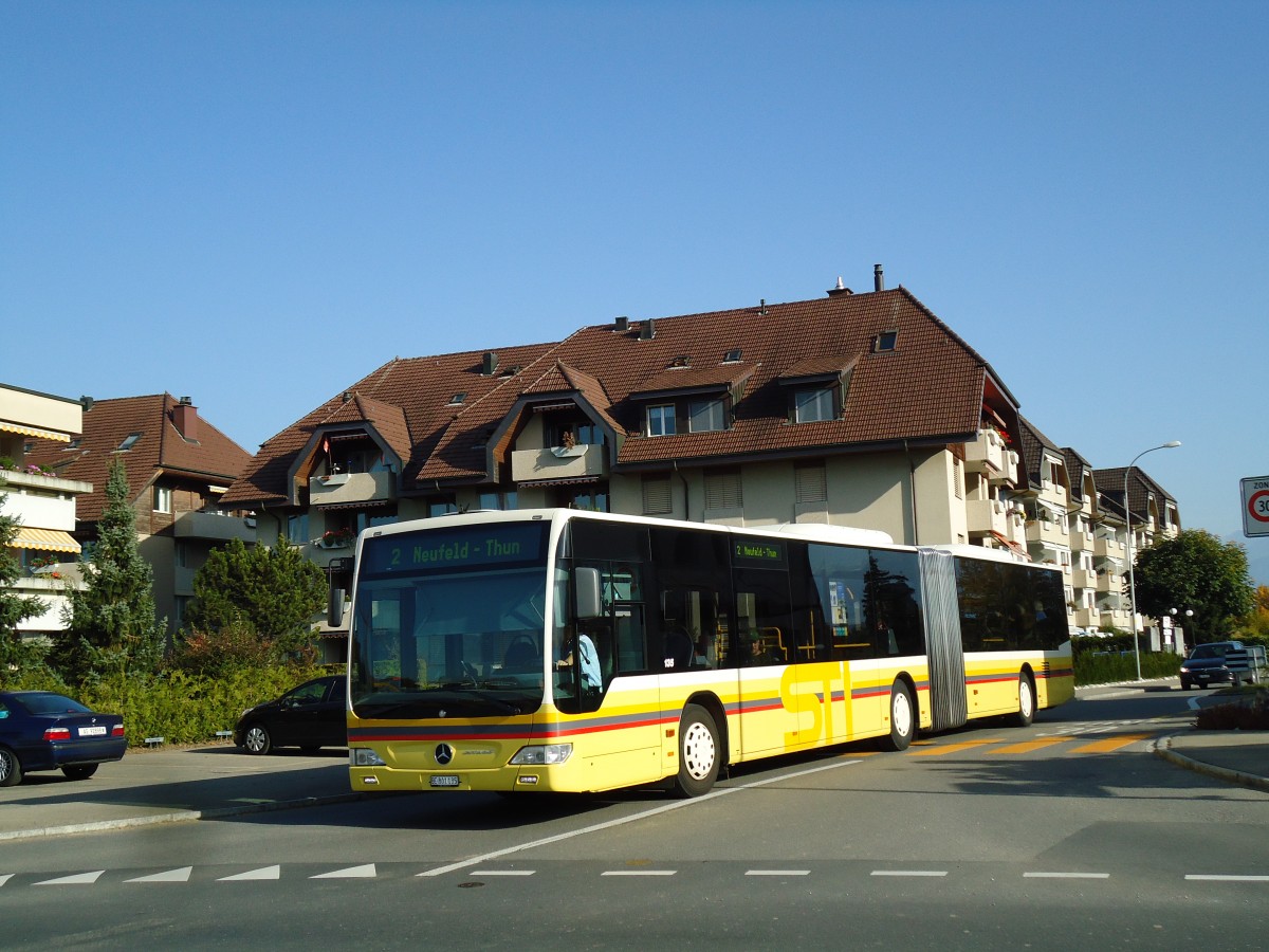 (142'086) - STI Thun - Nr. 135/BE 801'135 - Mercedes am 22. Oktober 2012 in Thun, Lnggssli