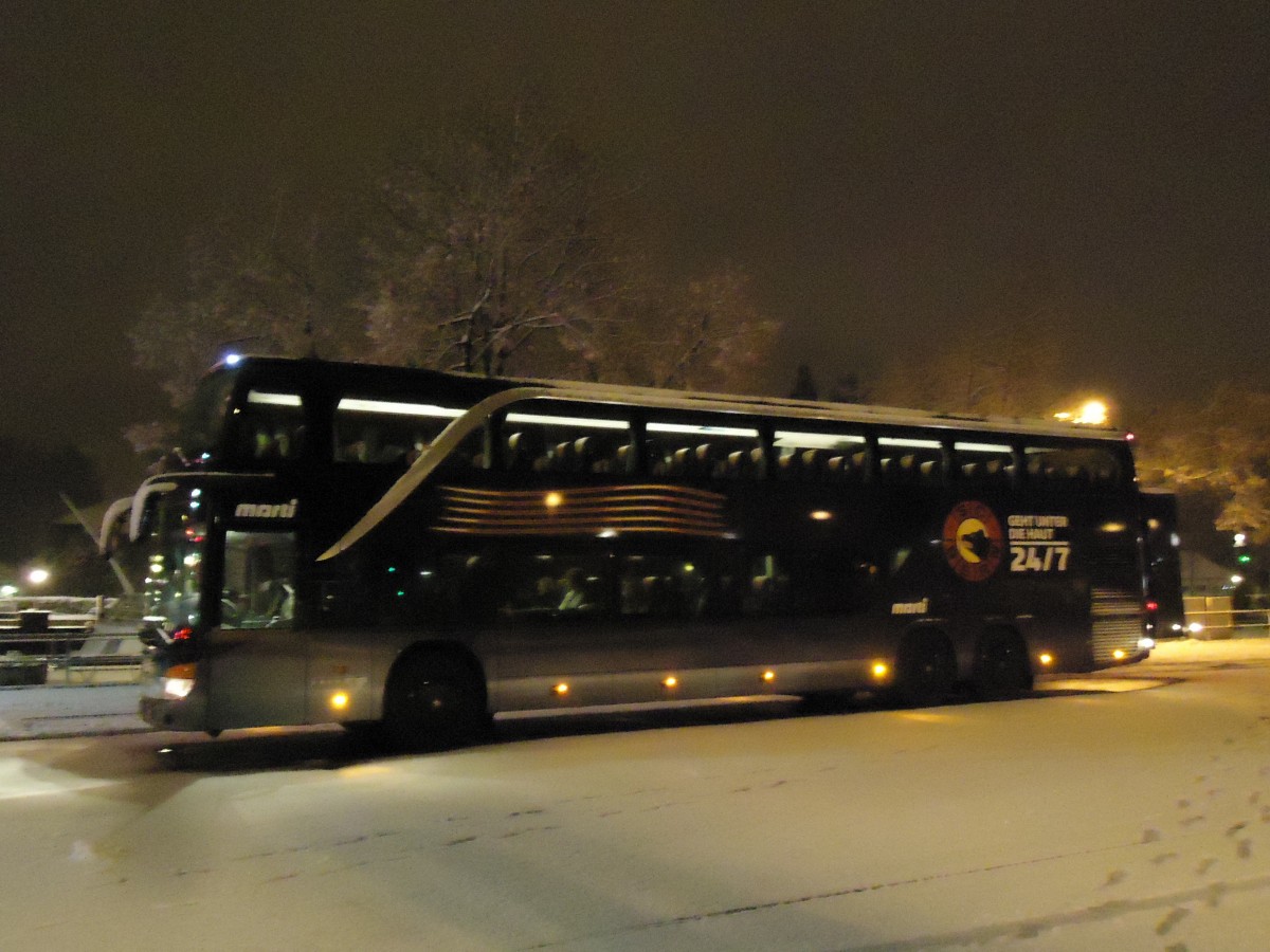 (142'317) - Marti, Kallnach - Nr. 29/BE 572'229 - Setra am 6. Dezember 2012 in Thun, CarTerminal