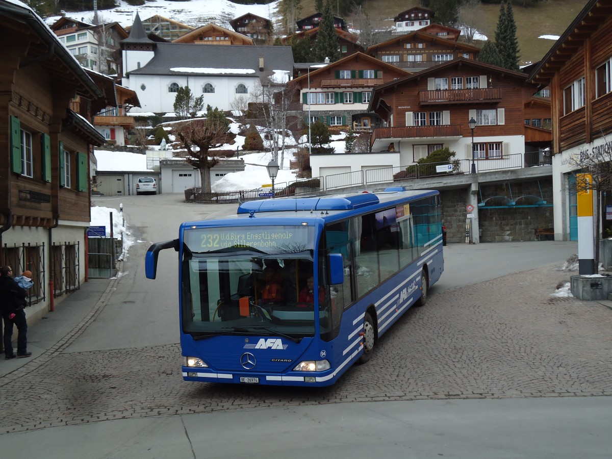 (142'876) - AFA Adelboden - Nr. 94/BE 26'974 - Mercedes am 1. Januar 2013 beim Autobahnhof Adelboden