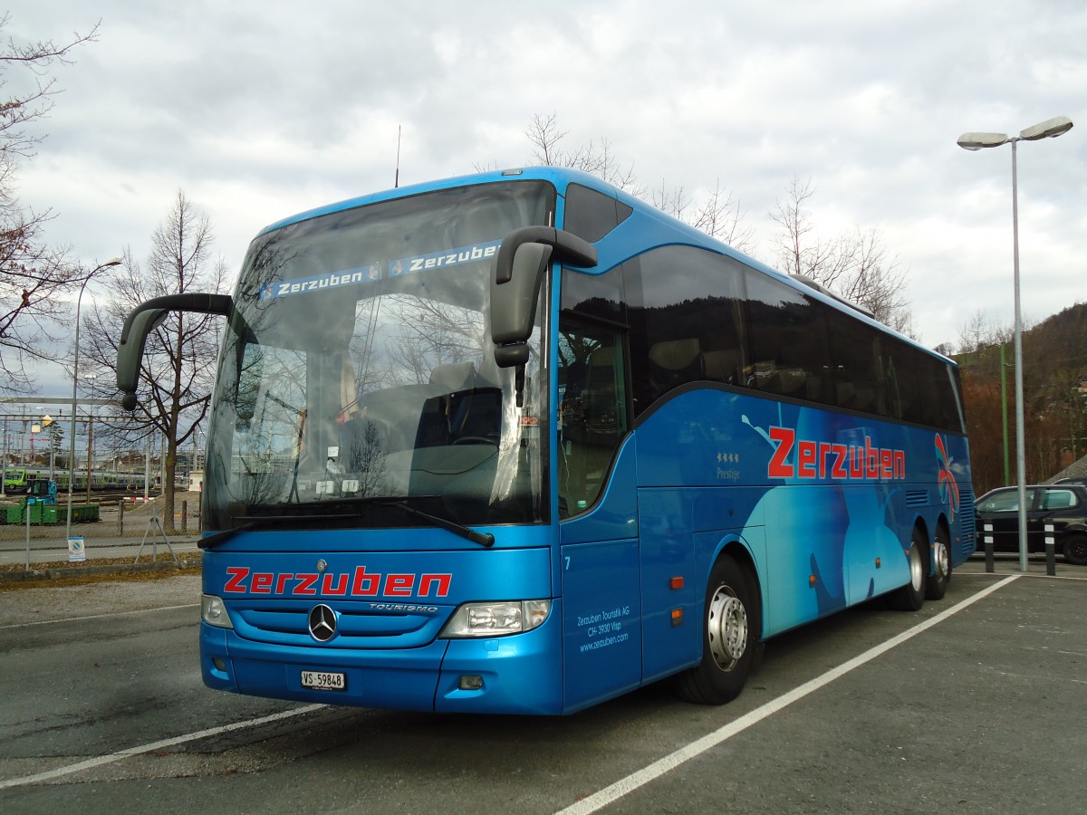 (142'913) - Zerzuben, Visp-Eyholz - Nr. 7/VS 59'848 - Mercedes am 3. Januar 2013 in Thun, Seestrasse