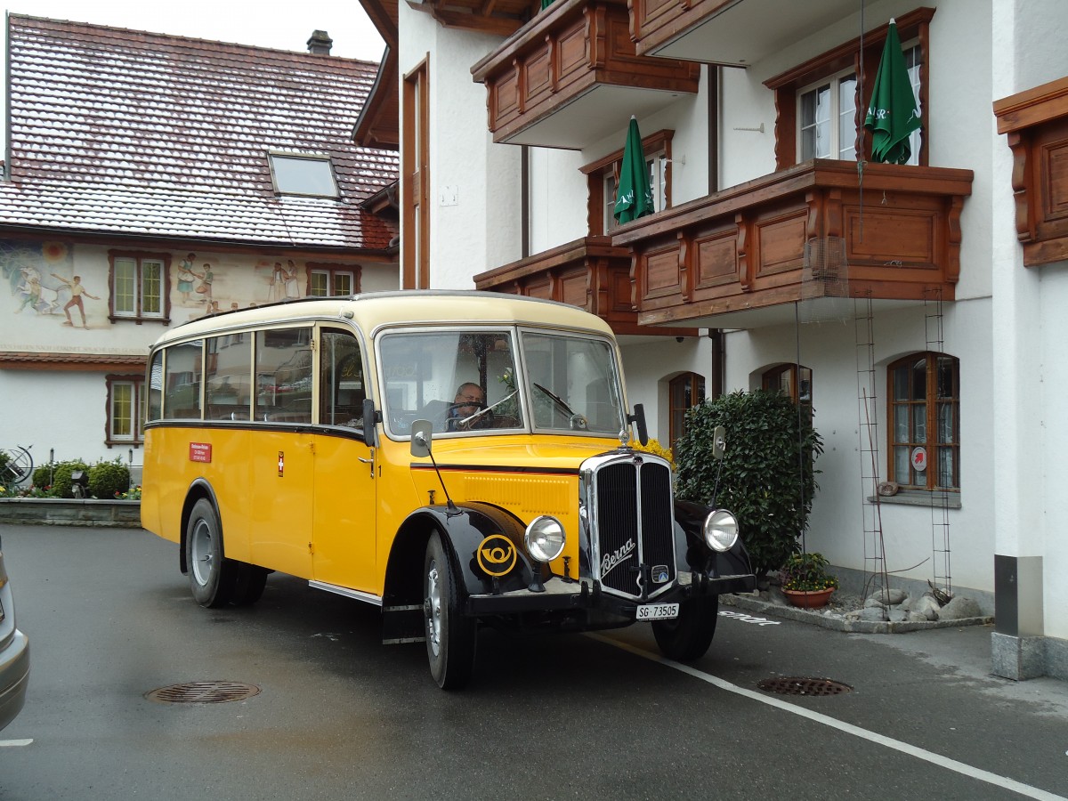 (143'704) - Baumgartner, Horn - Nr. 1/SG 73'505 - Berna/Hess (ex Chiesa, Minusio) am 20. April 2013 in Rorschacherberg, Rest. Rebstock